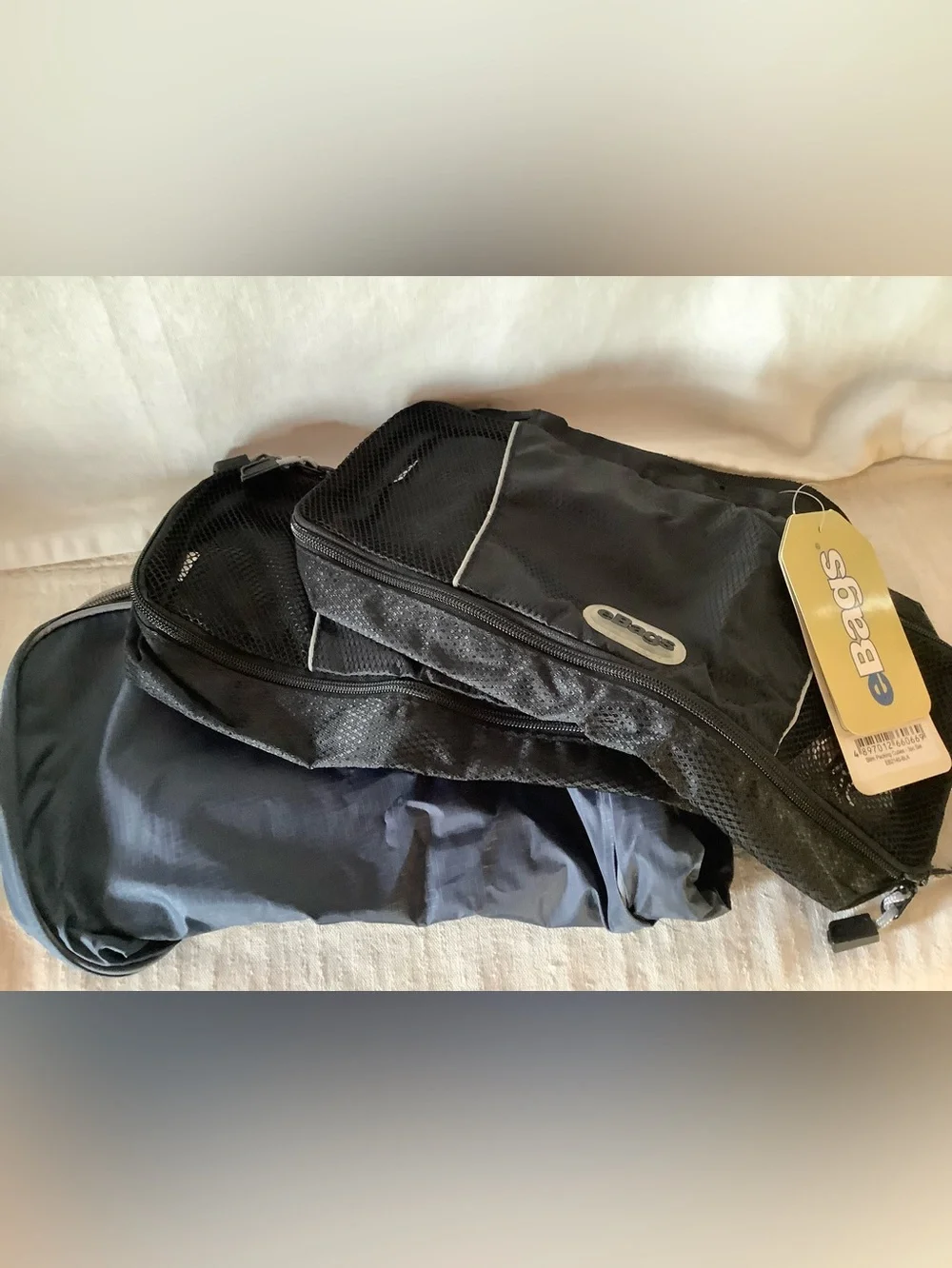NWT eBags Slim Packing Cubes Set 3, Large, Medium, &Small